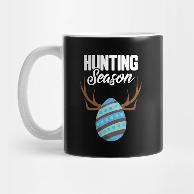 Hunting Season Cute Funny Easter Egg by trendingoriginals